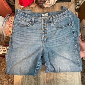 Womens high waisted skinny jeans